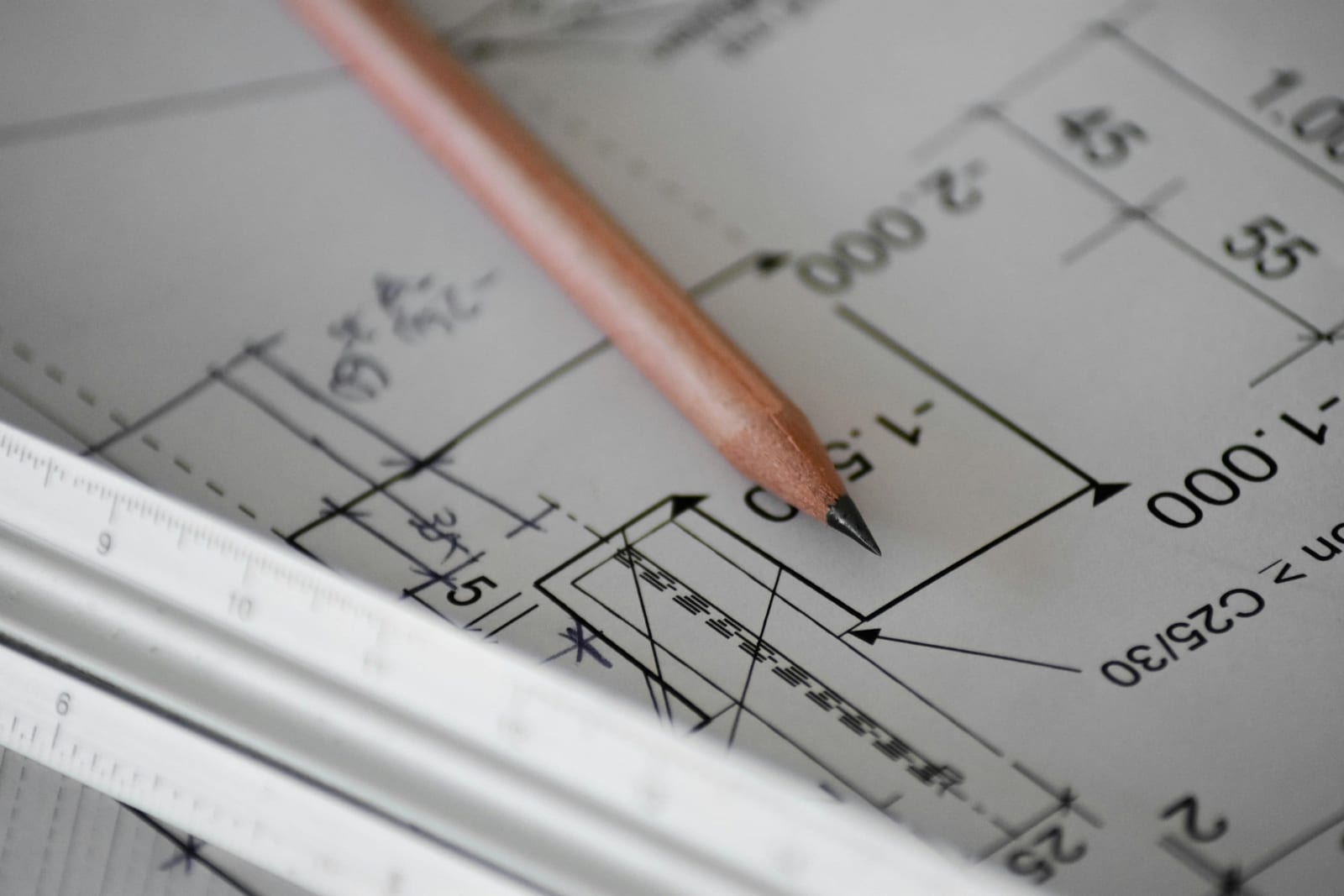 General contractor reviewing a change order on a tablet.